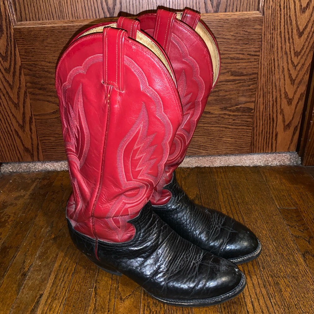 Tony Lama Cowboy Boots - Picture 1 of 8